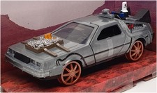 Jada 1/32 Scale 34786 Back To The Future III DeLorean Time Machine Rail Wheels