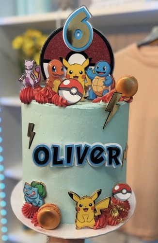 Pokémon pikachu cake topper - cake,