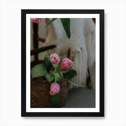 Tulips basket art - tulips, 2