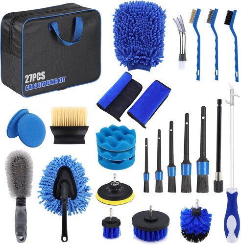 Car cleaning kit 27pcs - kit,