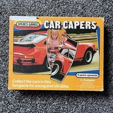 Vintage Car Capers Spears Games Board Game 1984 Retro (Read Description)
