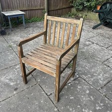 Wide wooden garden - wooden,