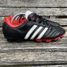 Adidas 11 Questra 11Questra Black Leather TRX FG Football Boots UK 9.5 EU 44