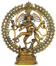 Brass Hindu God Dancing Shiva