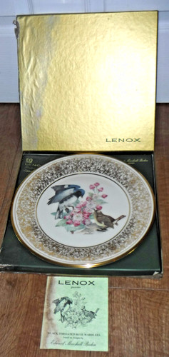 Lenox boehm birds plate - boehm,
