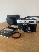 RICOH 500 ME 35mm Film Rangefinder Camera/ Case/ Manual Fully Working - New Batt