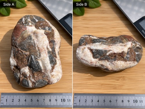 Large quartz vein breccia - large,