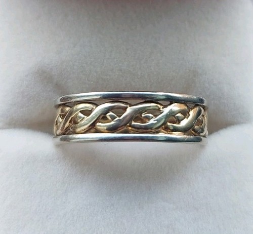 9ct yellow and - 9ct, white