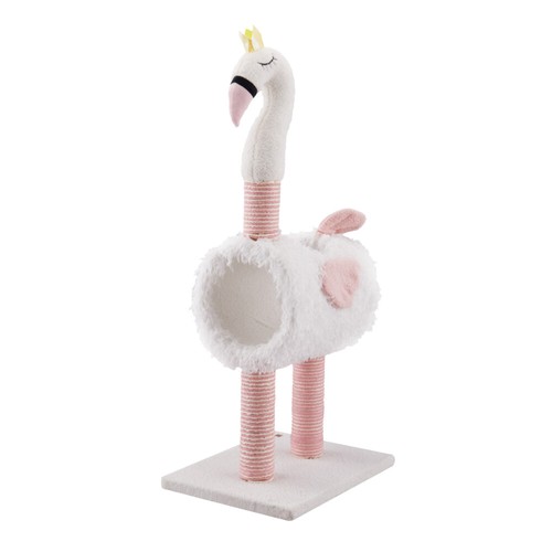 Flamingo cat tree scratch - flamingo,