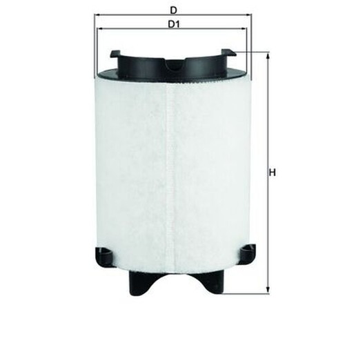 Air filter for scirocco 137 - for, vw