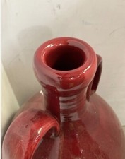 Nicola Fasano Italy Leaf Design Double Handle Large Vase  Or Floor Lamp 22” tall