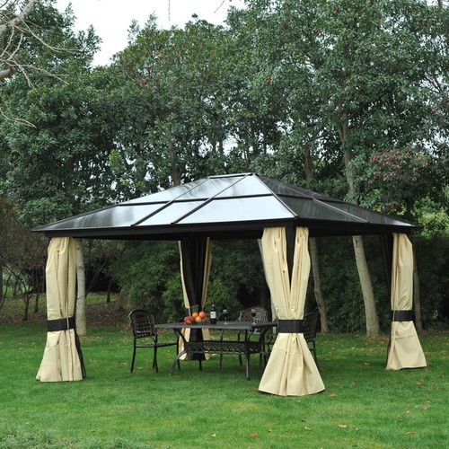 Hardtop gazebo canopy with - canopy,