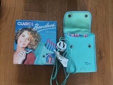 Vintage 14 Clairol Benders Heated Curlers Inc Soft Travel Carry Case Spares