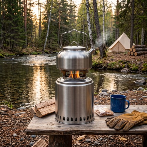 Portable camping stove table - portable,