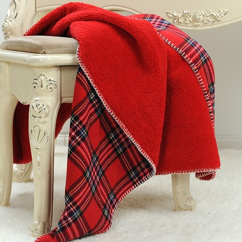 Tartan throw checked large - throw,
