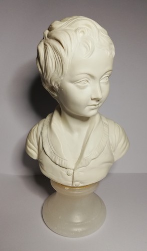 Vintage bust boy in - of,