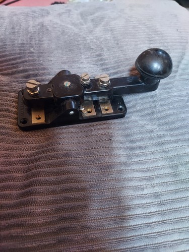 Vintage morse code key - vintage,
