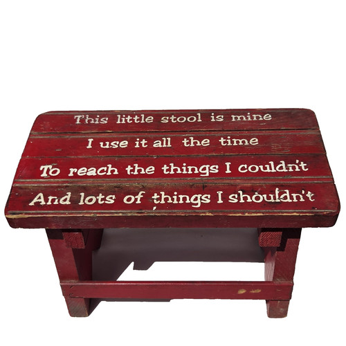 Vintage child red - vintage, wooden