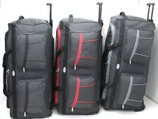 Large 34" Travel Luggage Wheeled Bag Trolley Holdall Suitcase  Duffel Cargo Case