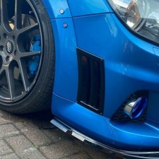 Vauxhall Opel Astra Vectra Zafira VXR universal side bumper vent GLOSS BLACK ABS