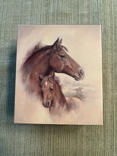 Wooden horse box. 2”H x 4”