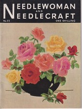 Needlewoman & Needlecraft magazine No. 55 - Embroidery, knitting inc transfer