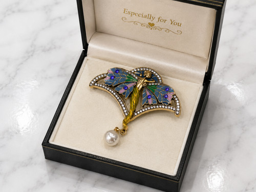 Stylish art deco fairy - art,
