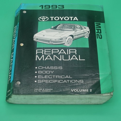 1993 toyota mr2 - repair, manual