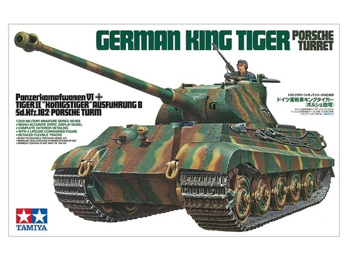Tamiya king tiger porsche - tamiya,