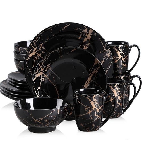 Lovecasa 16pc black porcelain - lovecasa,