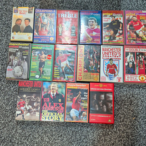 Manchester united video vhs - united,
