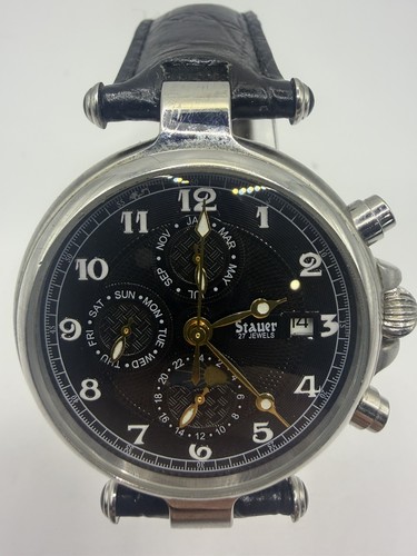 Stauer noire watch - stauer, 39mm