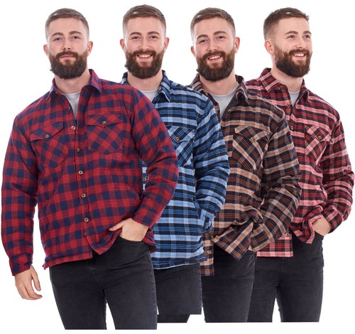 Mens padded work shirt - work, quilted