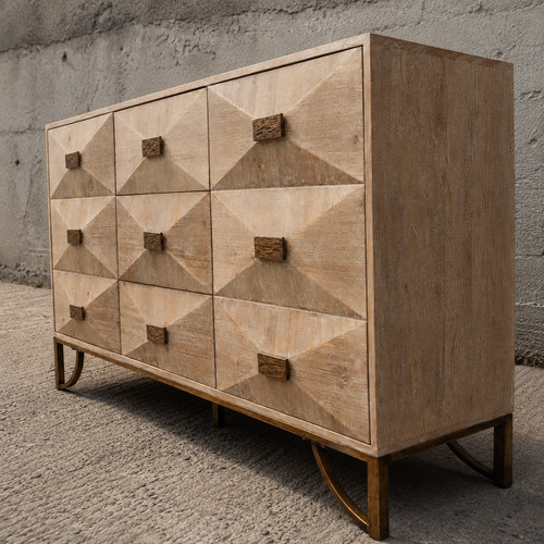 Geometric light wood - 59",