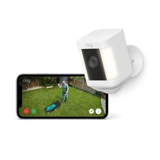 Ring Spotlight Cam Plus Battery - 1080p Video - LED Spotlights - White