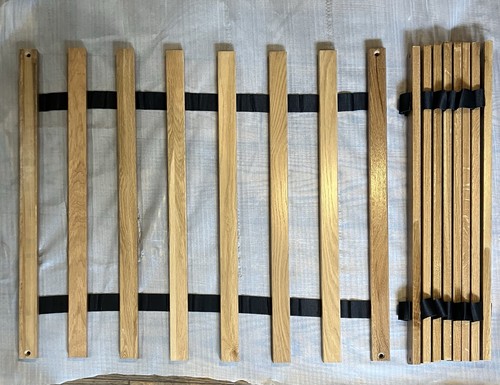 Solid oak bed slats 685mm - solid,