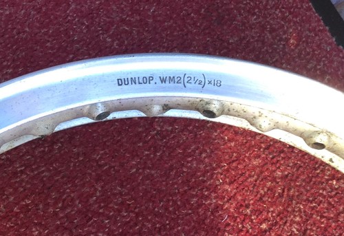 Dunlop flanged aluminium wheel