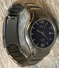 Casio LINEAGE LIN-169 2719 BLUE DIAL TITANIUM. Face scratched