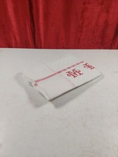 2 Vintage French Tea Towels Torchon Monogrammed "M.D" (6)