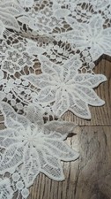 Ivory / Cream Quality Guipure Floral Bridal Lace - 1.7m Length 52" Width