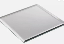 22 GLASS 25CM SQUARE Mirror Plates Wedding Table Centrepiece Premium QUALITY