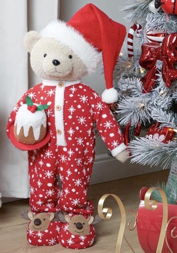 Christmas teddy pyjamas - christmas,