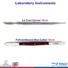 Dental Laboratory Technician Ki Wax Cutter LeCron Carver 2 pieces Instruments