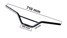 HBQ10 HANDLEBARS HANDLEBAR  FOR 110CC 125CC   QUAD BIKE ATV UPBEAT 710MM
