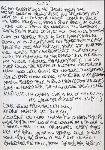 Robbie williams signed - robbie,