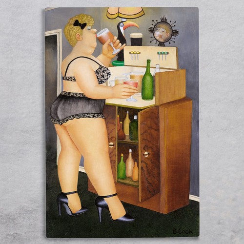 Drinkies ceramic tile wall art - ceramic,