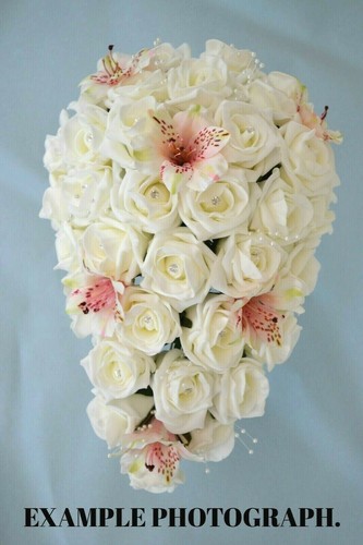 Wedding bouquet flowers dusky - bouquet,
