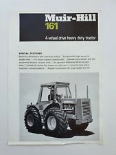 MUIR-HILL 161 TRACTOR SALES LEAFLET