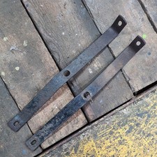 MG NEW MGB ROADSTER / GT  PAIR  REAR BUMPER BRACKET IRONS 1962-1974 ***BCS11