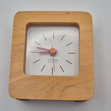 Modern Wooden Square Clock by m'cloud